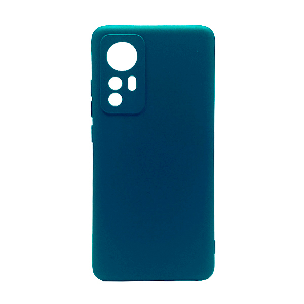 Чехол Original Soft Touch Case for Xiaomi 12/12X Midnight Blue with Camera Lens