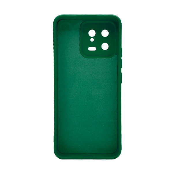 Чехол Original Soft Touch Case for Xiaomi 13 Dark Green with Camera Lens