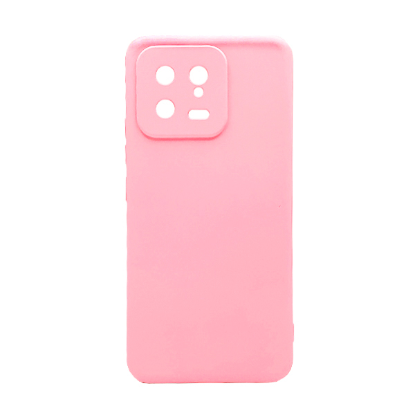 Чехол Original Soft Touch Case for Xiaomi 13 Pink with Camera Lens