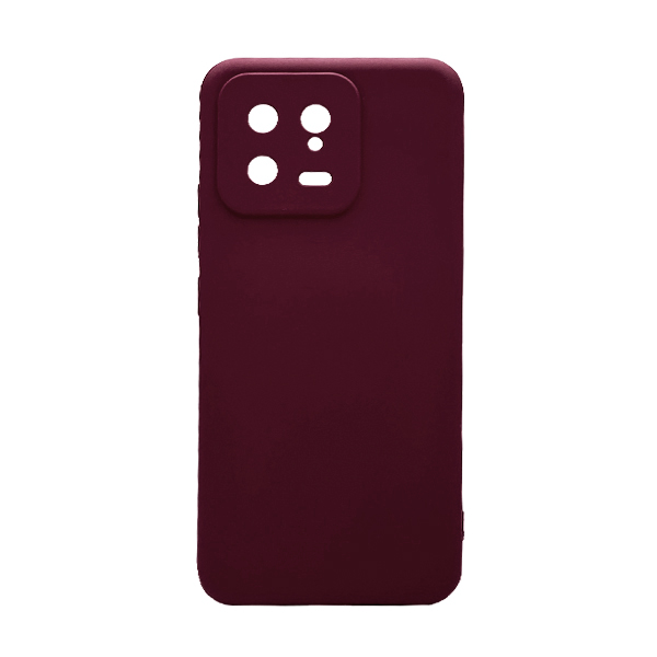 Чехол Original Soft Touch Case for Xiaomi 13 Plum with Camera Lens