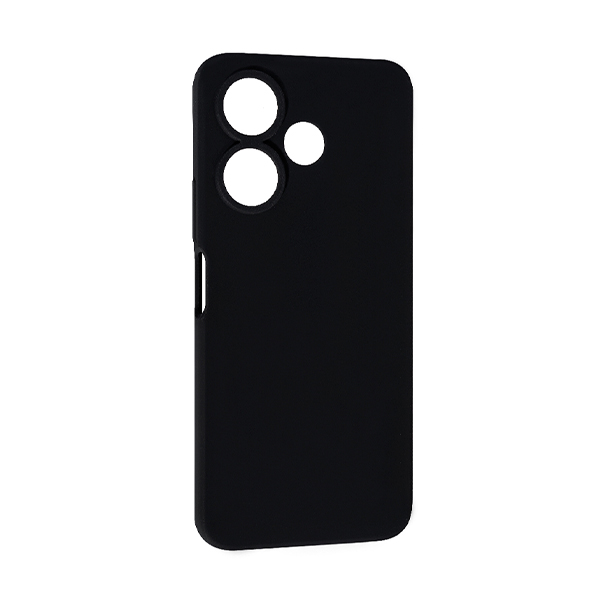 Чехол Original Soft Touch Case for Xiaomi Redmi 13 4G/Poco M6 4G Black with Camera Lens