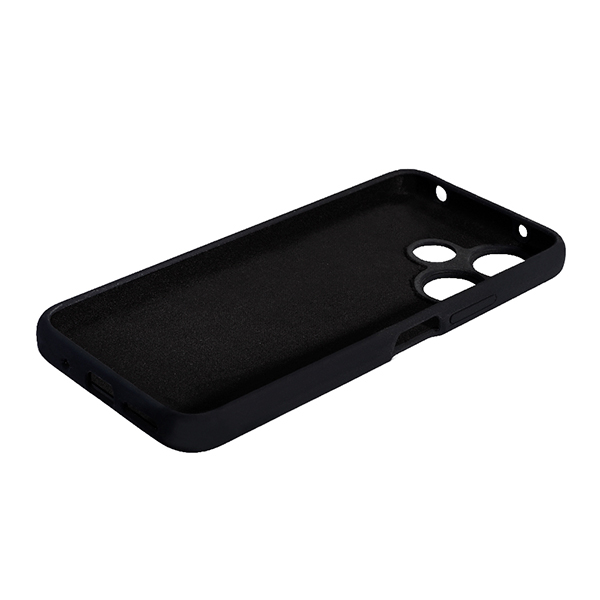 Чехол Original Soft Touch Case for Xiaomi Redmi 13 4G/Poco M6 4G Black with Camera Lens