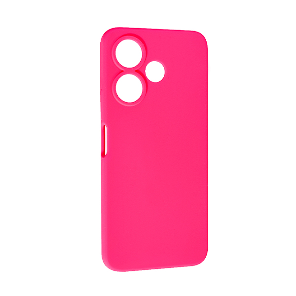 Чехол Original Soft Touch Case for Xiaomi Redmi 13 4G/Poco M6 4G Light Pink with Camera Lens