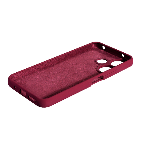 Чехол Original Soft Touch Case for Xiaomi Redmi 13 4G/Poco M6 4G Plum with Camera Lens