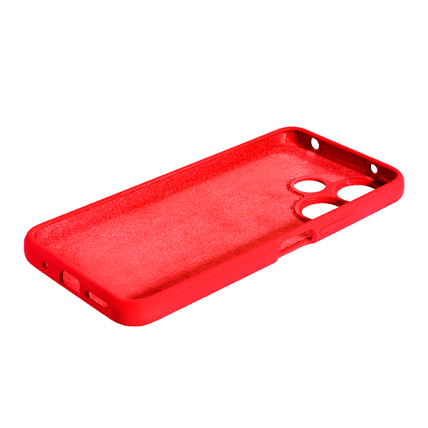 Чехол Original Soft Touch Case for Xiaomi Redmi 13 4G/Poco M6 4G Red with Camera Lens