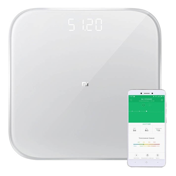Весы напольные электронные Xiaomi Mi Smart Scale 2 NUN4057CN