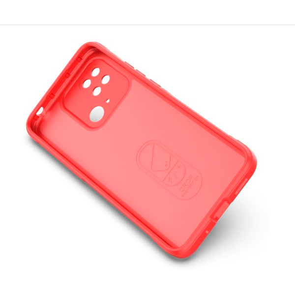 Чохол Cosmic Magic Shield for Xiaomi Redmi 10с/Poco C40 Red with Camera Lens