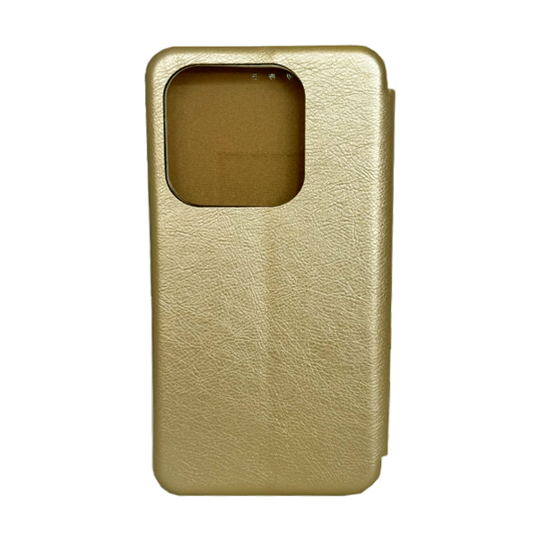 Чехол книжка Kira Slim Shell для Xiaomi Redmi Note14 5G Gold Perforation NEW