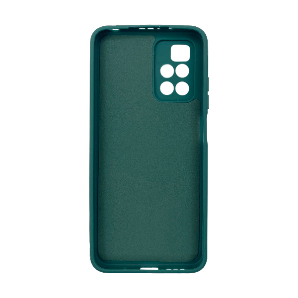 Чехол Original Soft Touch Case for Xiaomi Redmi 10/Note 11 4G Green with Camera Lens