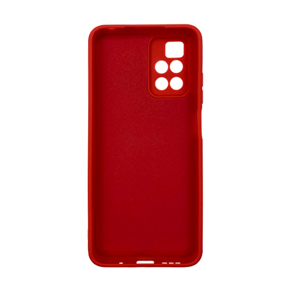 Чехол Original Soft Touch Case for Xiaomi Redmi 10 Red with Camera Lens