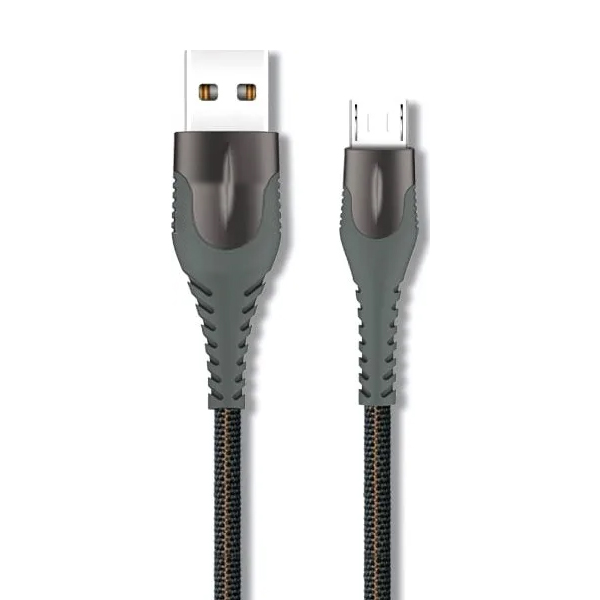 Кабель XO NB138 Micro USB 1m 2.4A Grey