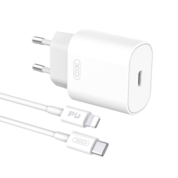 МЗП XO L91 USB-C 25W + Lightning White