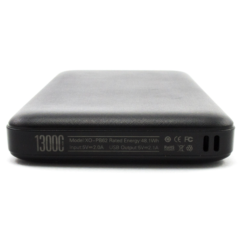 Внешний аккумулятор XO PB62 2USB 2.1A (13000mAh) Black