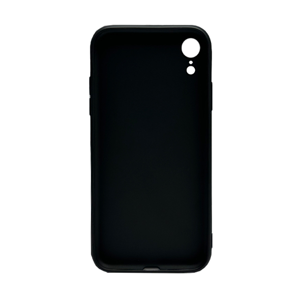 Original Silicon Case iPhone XR Black with Camera Lens