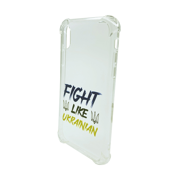 Чехол Wave We are Ukraine Case iPhone XR Clear Fight Like Ukrainian