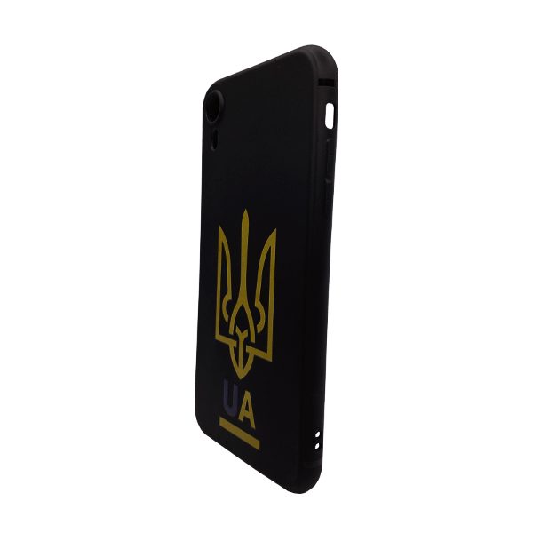 Чехол Wave We are Ukraine Case iPhone XR Black U&A with Camera Lens