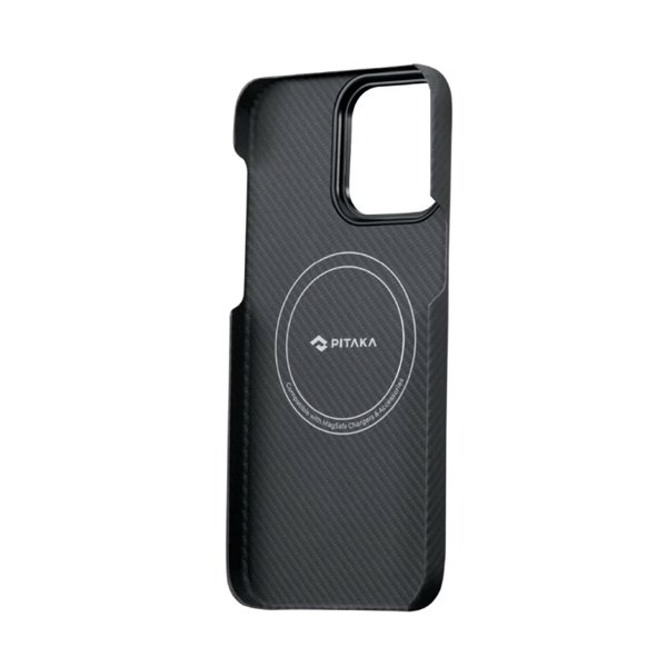 Чехол Pitaka iPhone 14 Pro Case with MagSafe Black/Grey (KI1401PA)