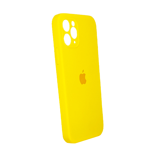 Чехол Soft Touch для Apple iPhone 11 Pro Yellow with Camera Lens Protection Square