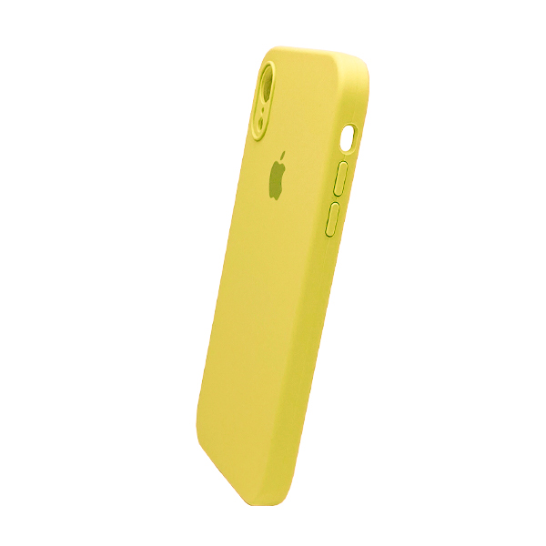 Чехол Soft Touch для Apple iPhone XR Mellow Yellow with Camera Lens Protection Square