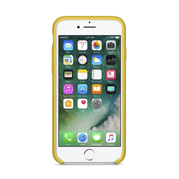 Чехол Soft Touch для Apple iPhone 7/8/SE 2020/SE 2022 Yellow