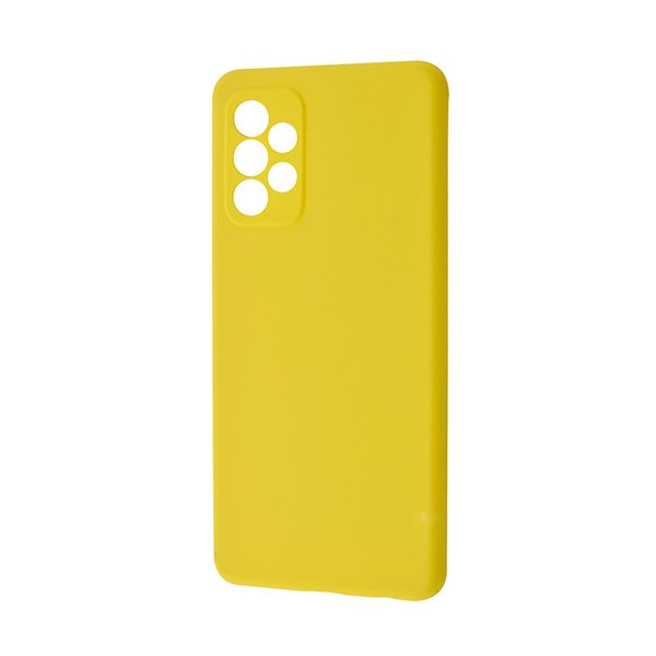 Чехол Original Soft Touch Case for Samsung A32-2021/A325 Yellow with Camera Lens