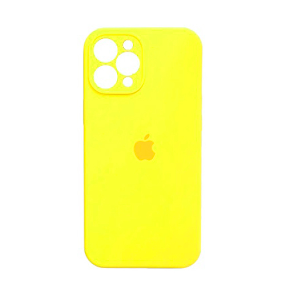 Чехол Soft Touch для Apple iPhone 11 Pro Max Yellow with Camera Lens Protection Square