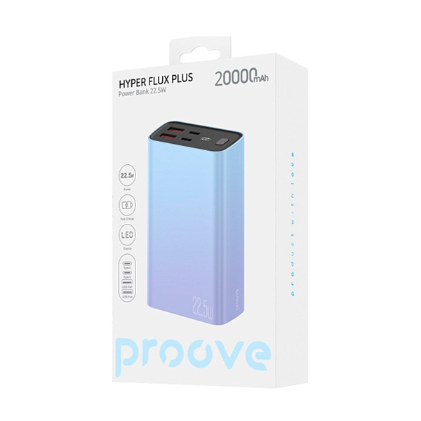 Внешний аккумулятор Proove Hyper Flux Plus 20000mAh 22.5W Gradient