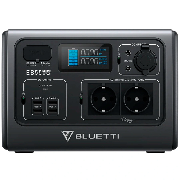 Портативное зарядное устройство BLUETTI EB55 Portable Power Station 537Wh UA