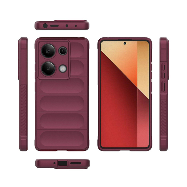 Чехол Cosmic Magic Shield for Xiaomi Redmi Note13 Pro 4G/Poco M6 Pro 4G Plum with Camera Lens