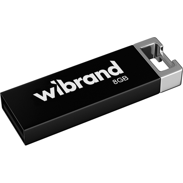 Флешка Wibrand 8GB Chameleon USB 2.0 Black (WI2.0/CH8U6B)