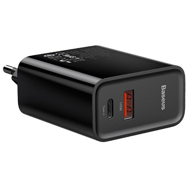 СЗУ Baseus Speed 2USB QC4.0/PD 30W 5A Black