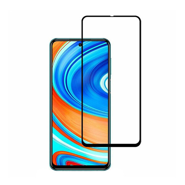 Защитное стекло для Xiaomi Redmi Note 9 Pro 3D Black (тех.пак)