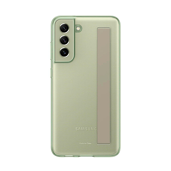 Чохол Samsung G990 Galaxy S21 FE Clear Strap Cover Olive Green (EF-XG990CMEG)