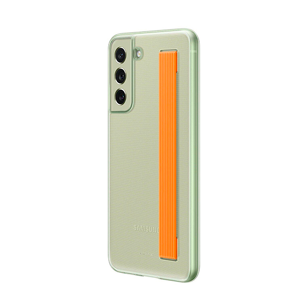 Чохол Samsung G990 Galaxy S21 FE Clear Strap Cover Olive Green (EF-XG990CMEG)