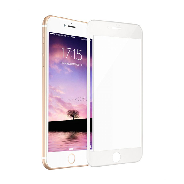Захисне скло для iPhone 6/6S 3D White (тех.пак)