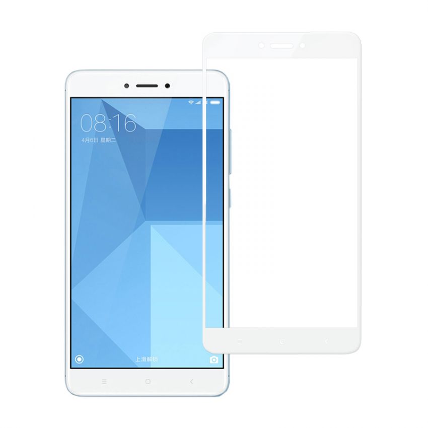 Защитное стекло для Xiaomi Redmi 4x 3D White (тех.пак)