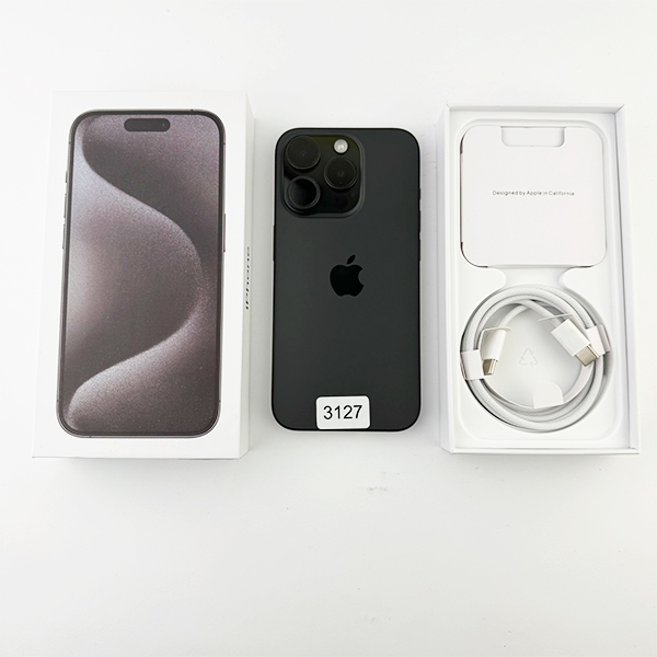 Apple iPhone 15 Pro 256GB Black Titanium Б/У №3127 (Стан 9/10)