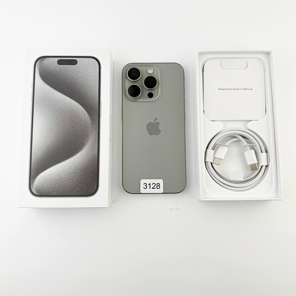 Apple iPhone 15 Pro 128GB Natural Titanium Б/У №3128 (Стан 10/10)