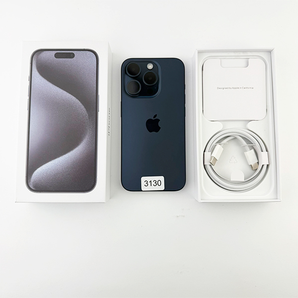Apple iPhone 15 Pro 256GB Blue Titanium Б/У №3130 (Стан 8/10)