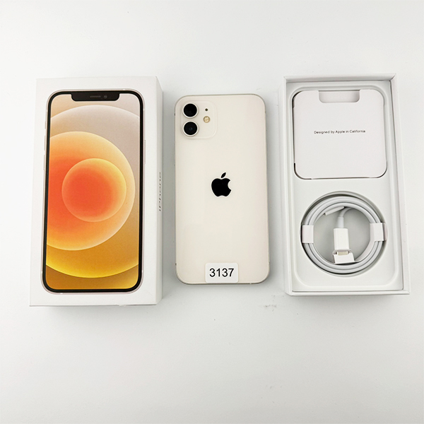 Apple iPhone 12 64GB White Б/У №3137 (Стан 8/10)