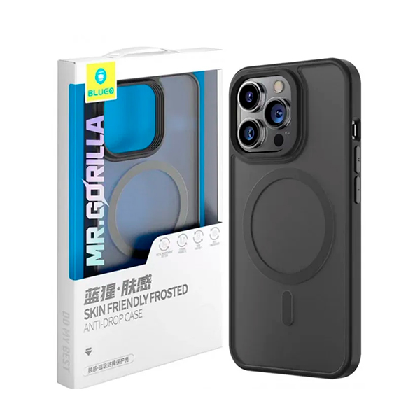 Чехол Blueo Frosted Anti-Drop Case for iPhone 14 Pro with MagSafe Black