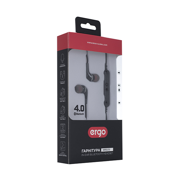 Bluetooth Наушники Ergo BT-800 Black