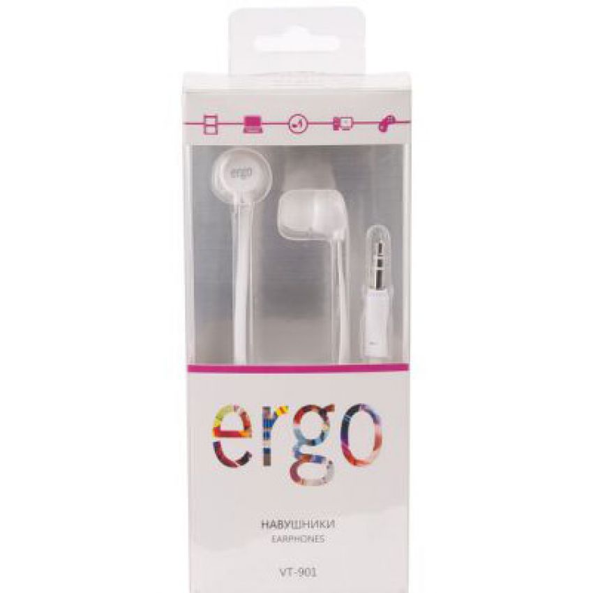 Наушники ERGO Ear VT-901 White