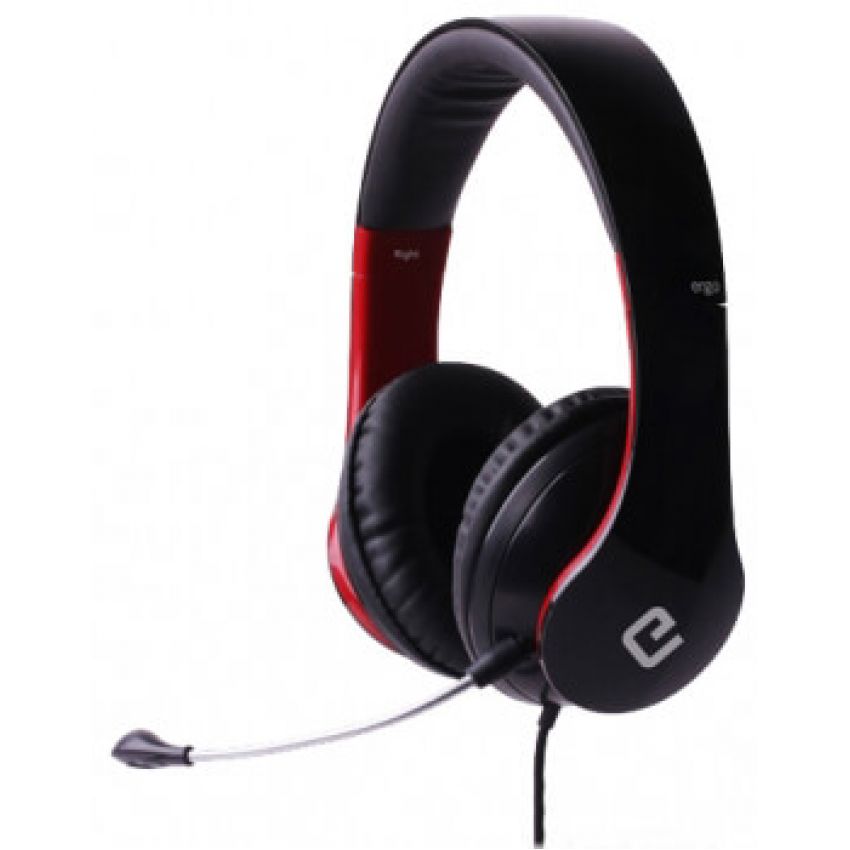 Наушники ERGO Ear VM-390 + mic Red