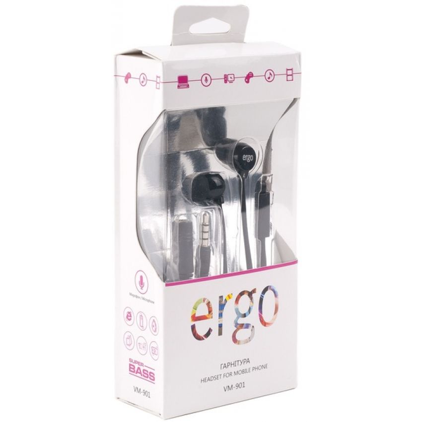 Наушники ERGO Ear VM-901 Black
