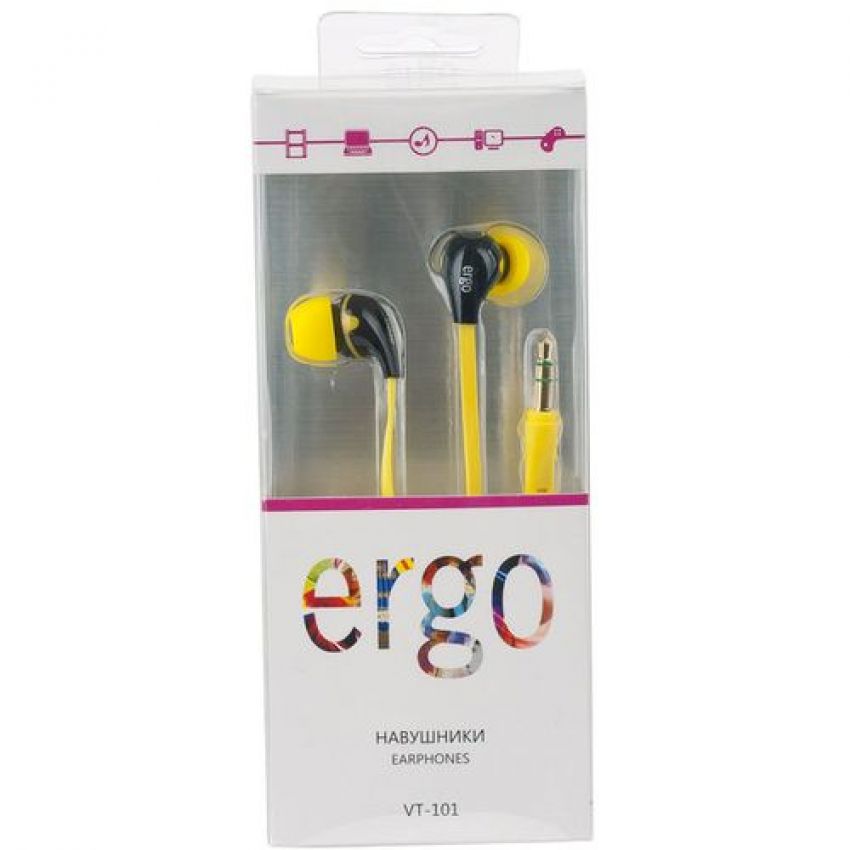 Наушники ERGO Ear VT-101 Yellow