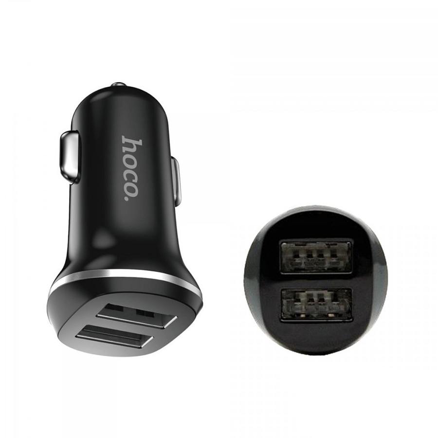 АЗУ Hoco Z1 2.1A + Cable Lightning Black