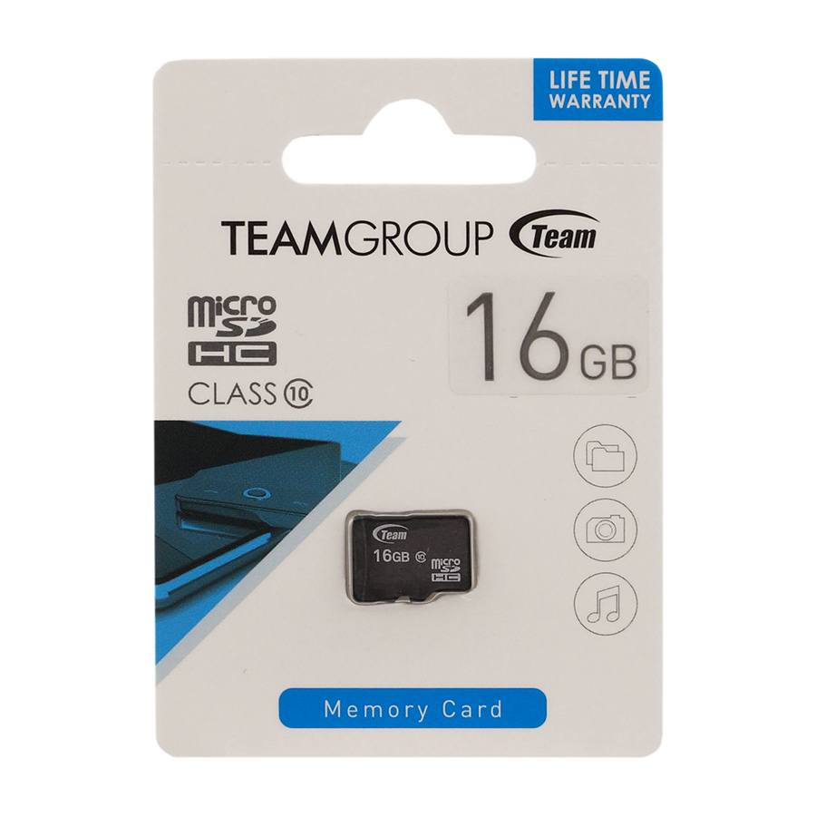 Карта памяти Team 16GB microSDHC Class 10 (без адаптера)