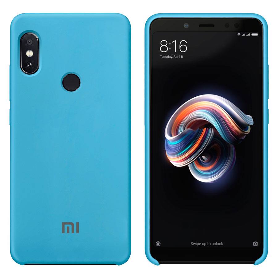 Чехол Original Soft Touch Case for Xiaomi Redmi Note 4x Blue