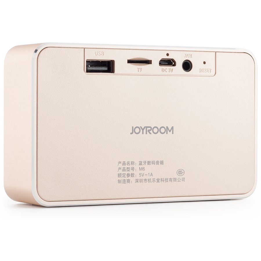 Портативная Bluetooth колонка Joyroom JR-M6 Gold
